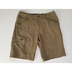 Patagonia Quandary Shorts Beige Hiking Outdoors Nylon Pockets Mens 32